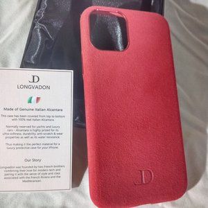 Longvadon Genuine Italian Alcantara iPhone 11 Pro Case